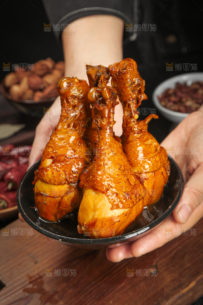 卤鸡腿