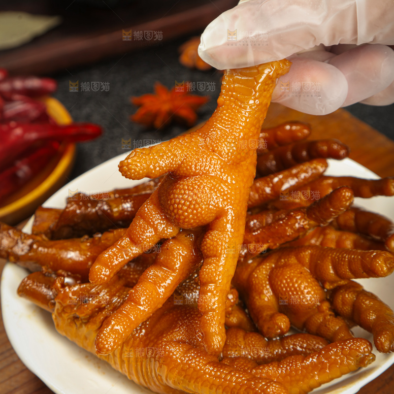 卤鸡爪