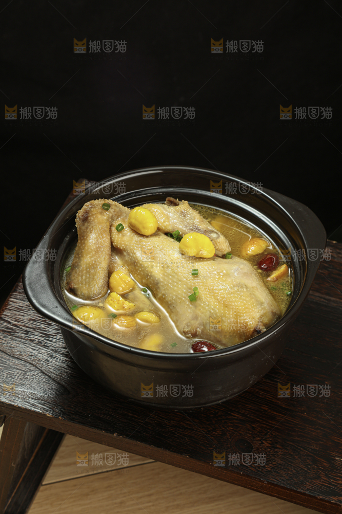 板栗炖鸡