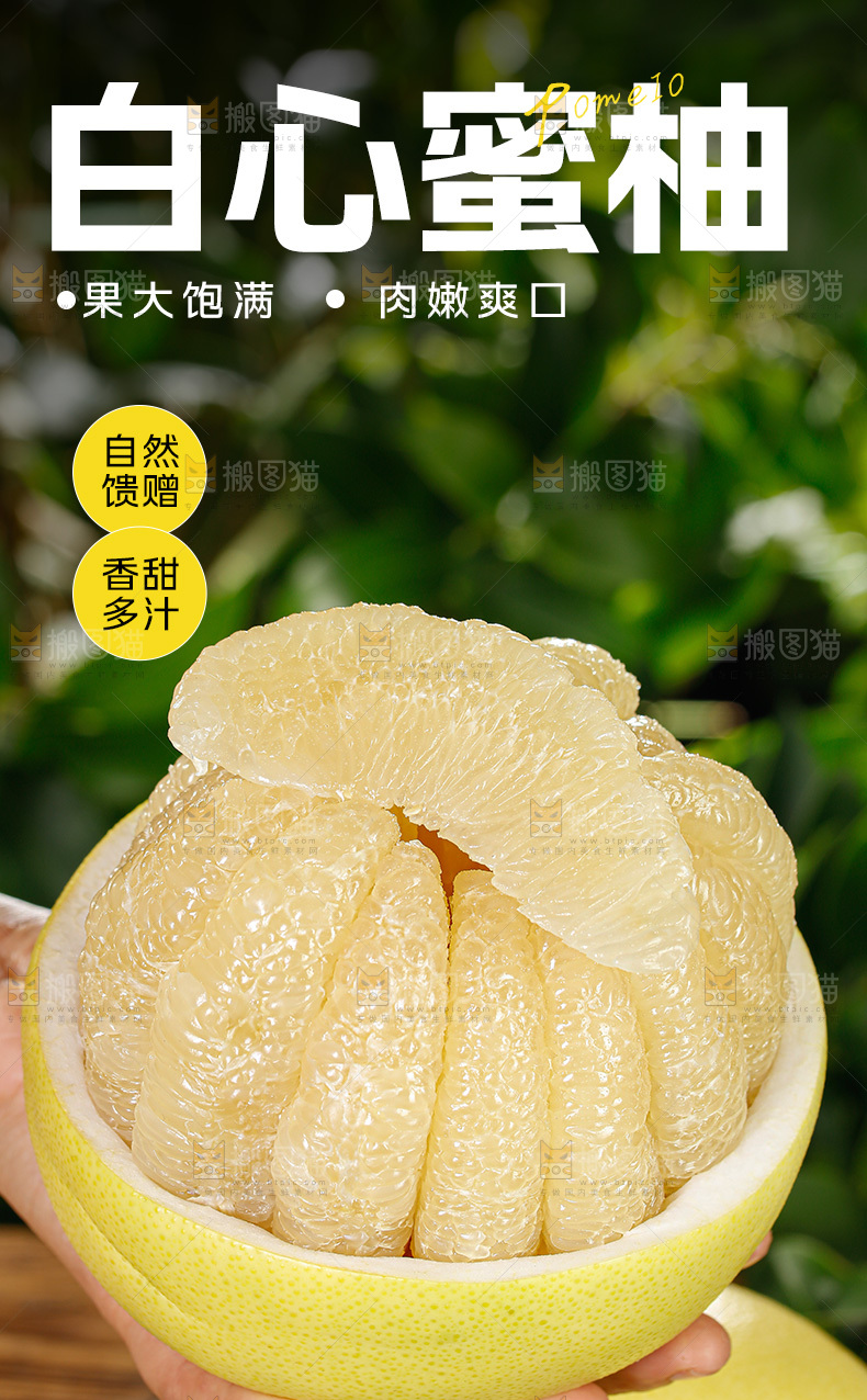 白心蜜柚详情页