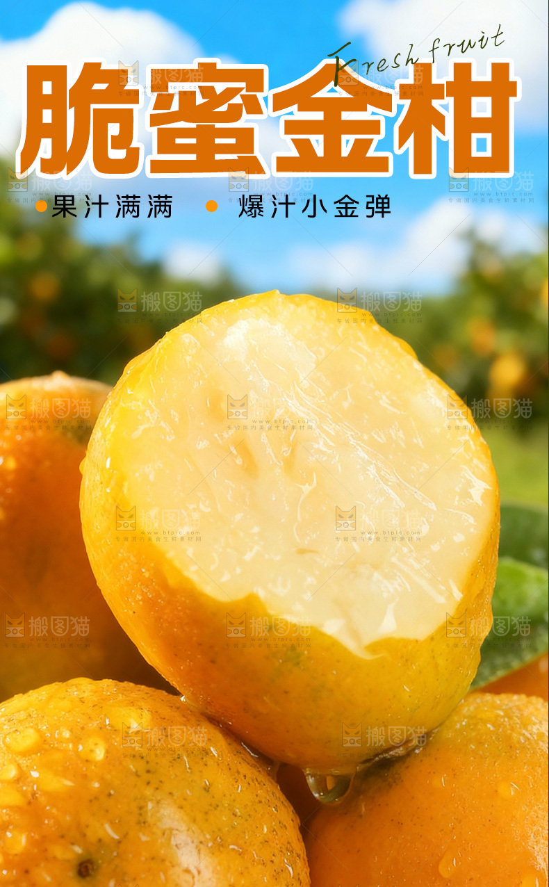 脆蜜金柑详情页