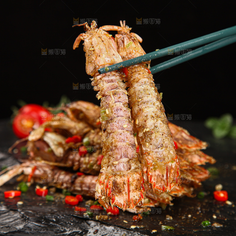 椒盐皮皮虾