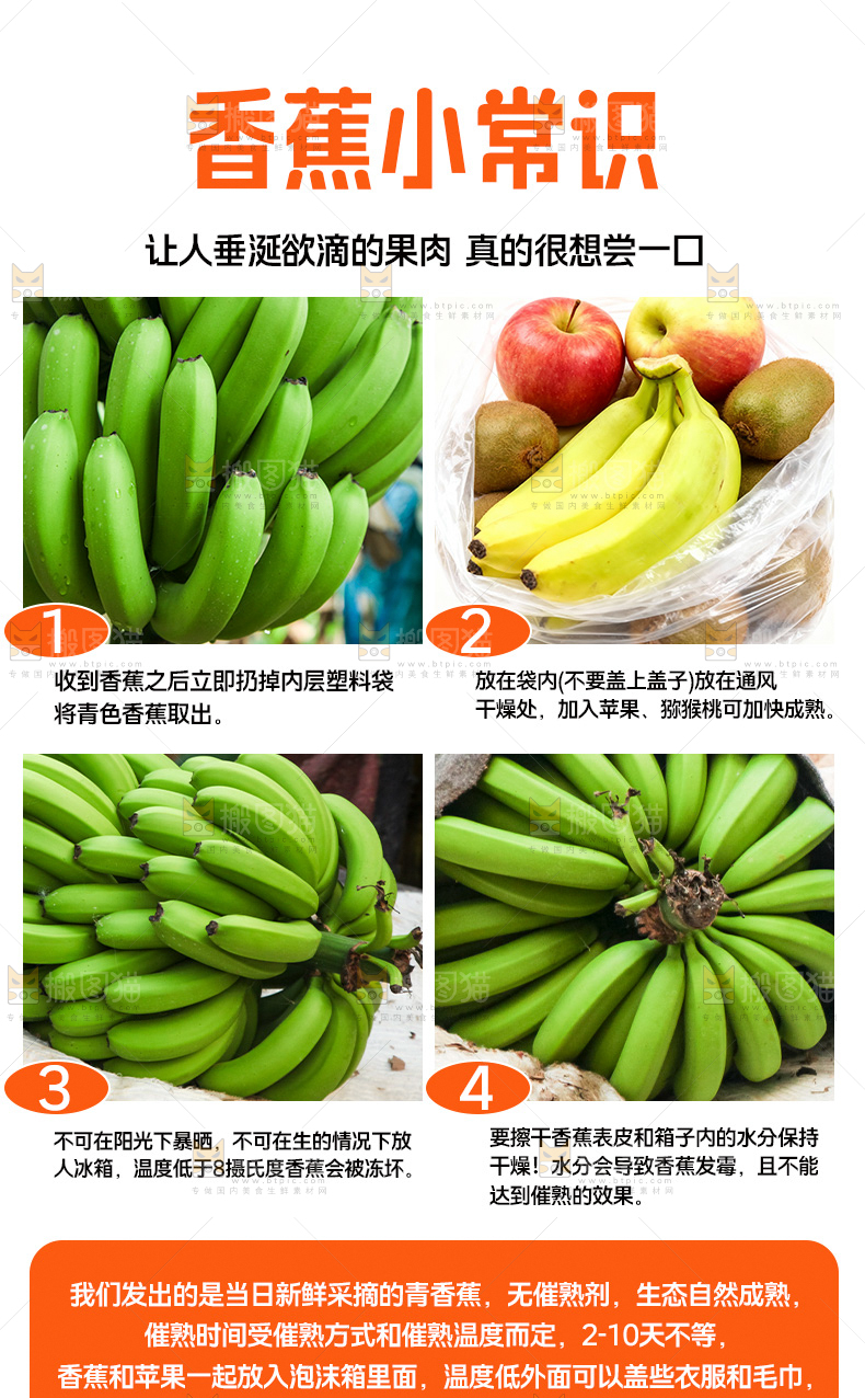 高山香蕉详情页