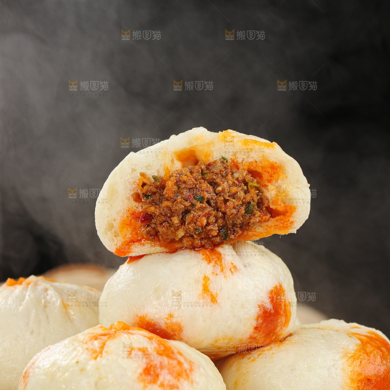红油牛肉包