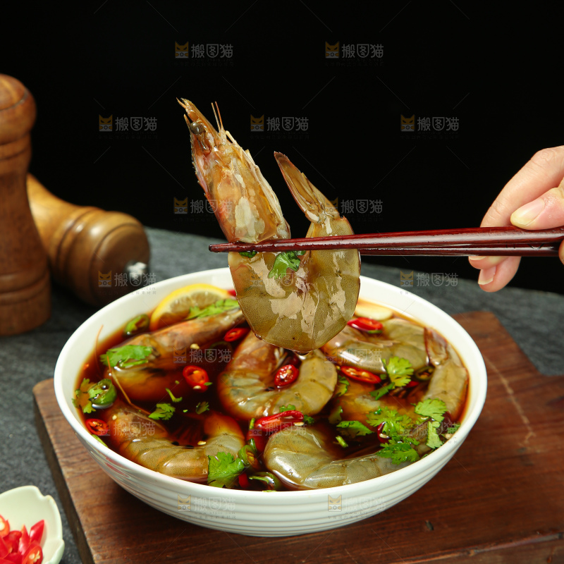 生腌虾