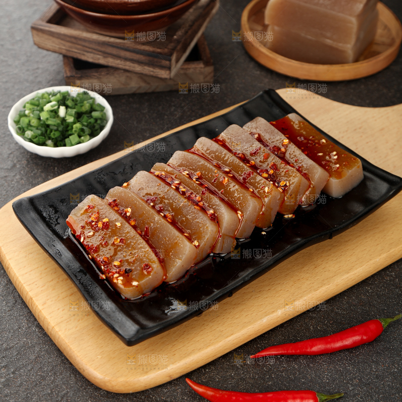 凉拌魔芋豆腐